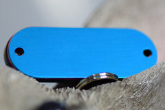 Personalised Engraved pet tag Large Long Tag