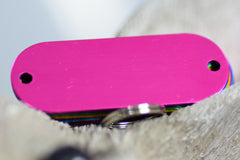 Personalised Engraved pet tag Large Long Tag