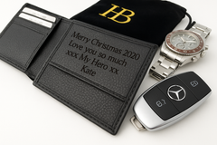 Mens wallet personalised wallet gift for him real leather wallet fathers day gift engraved wallet