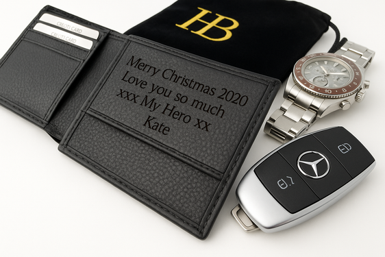 Mens wallet personalised wallet gift for him real leather wallet fathers day gift engraved wallet
