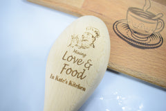 Wooden Spoon Cake mixer engraved personalised kitchen mixer custom gift image picture engraving