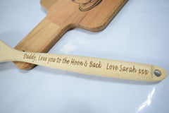 Wooden Spoon Cake mixer engraved personalised kitchen mixer custom gift image picture engraving