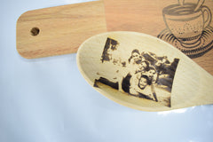 Wooden Spoon Cake mixer engraved personalised kitchen mixer custom gift image picture engraving