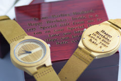 Wood Watch Engraved Personalised Artiwood