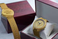 Wood Watch Engraved Personalised Dear