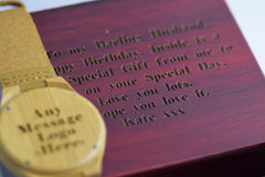 Wood Watch Engraved Personalised Dear