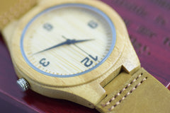 Wood Watch Engraved Personalised Bold