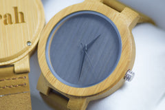 Wood Watch Engraved Personalised Shades