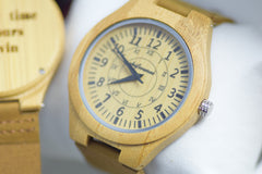 Wood Watch Engraved Personalised Complicated