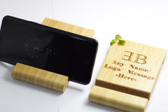Phone tablet Holder Engraved Personalised custom phone tablet laser engraving