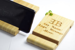 Phone tablet Holder Engraved Personalised custom phone tablet laser engraving