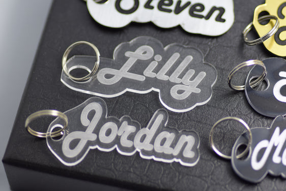 Keyring Personalised Engraved Gift