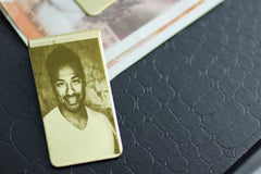 Money clip Gold Silver Personalised Engraved Image Picture Personalization