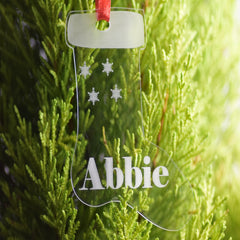 Christmas Baubles custom Engraved personalised Custom stocking filler Stocking Bauble