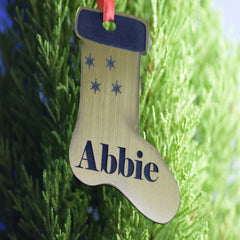 Christmas Baubles custom Engraved personalised Custom stocking filler Stocking Bauble