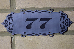 Door Number Sign Engraved personalised 5