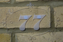 Door Number Sign Engraved personalised 9