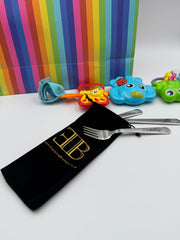 kids Cutlery Engraved personalised Stainless dining Set 3pc childrens cutlery engraved