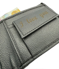 personalised wallet, engraved wallet, custom wallet, leather cowhide leather wallet, personalized wallet, anniversary gift for him, gift for grandad, gift for boyfriend, give for son. Christmas gift for him, father’s day gift, birthday gift for him,