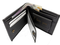 personalised wallet, engraved wallet, custom wallet, leather cowhide leather wallet, personalized wallet, anniversary gift for him, gift for grandad, gift for boyfriend, give for son. Christmas gift for him, father’s day gift, birthday gift for him,