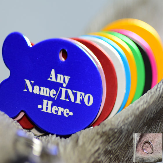 Personalised Engraved pet tag Fish Tag