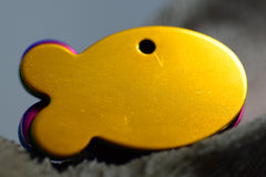 Personalised Engraved pet tag Fish Tag
