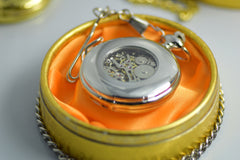 Pocket Watch engrraved personalised Automatic