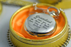 Pocket Watch engrraved personalised Automatic