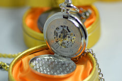 Pocket Watch engrraved personalised Automatic