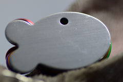 Personalised Engraved pet tag Fish Tag